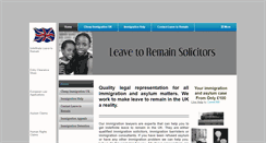 Desktop Screenshot of leavetoremain.co.uk